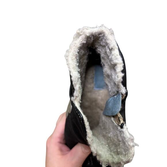 Cloud Aline, Black, Women's Wool Lining Ankle Zip Boot, high-top sneaker, Size 5 - Picture 9 of 12